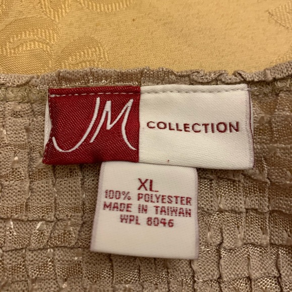 🍒 Tan Textured Blouse- JM Collection - Picture 4 of 5